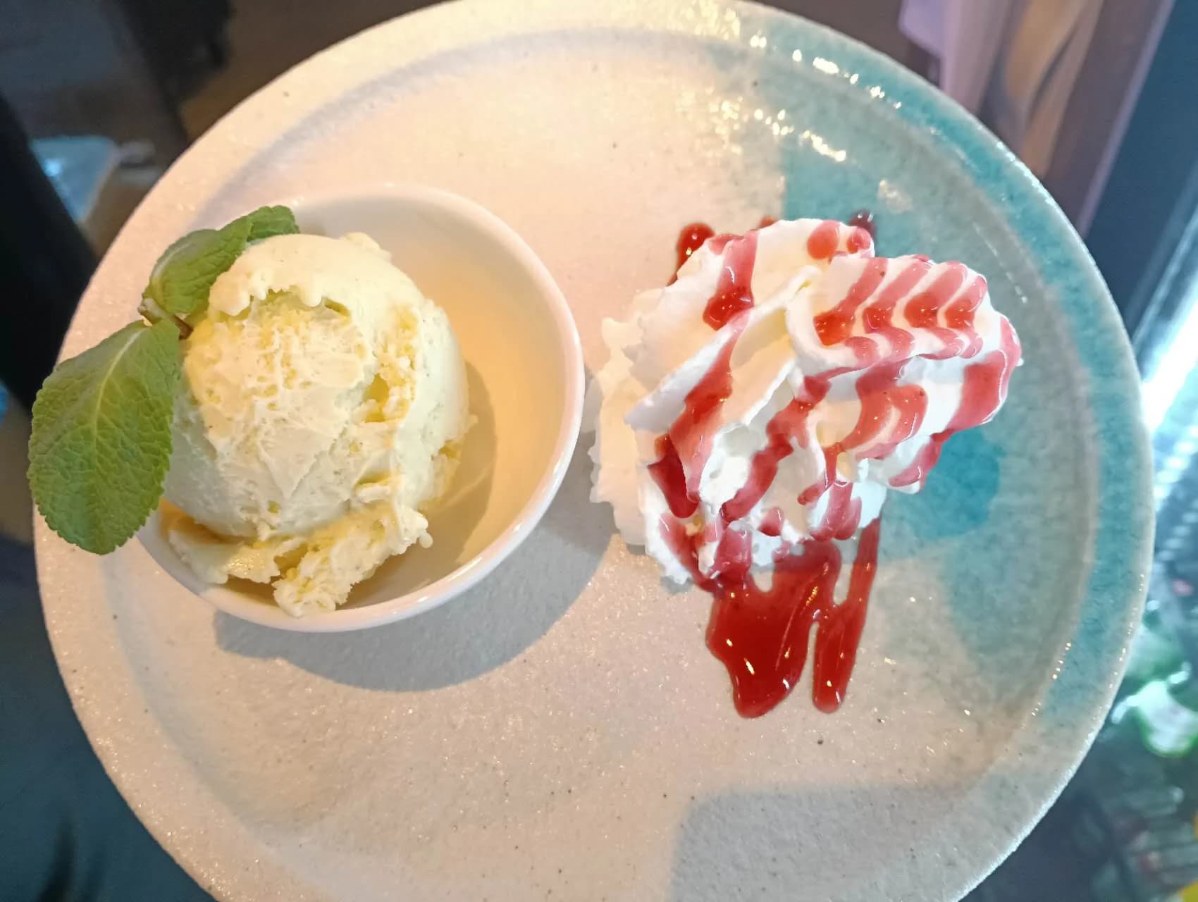 Gelado de baunilha